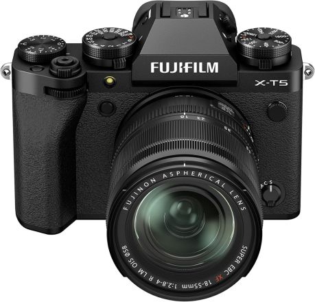 FUJIFILM X-T5 MIRRORLESS CAMERA WITH 18-55MM LENS (BLACK)