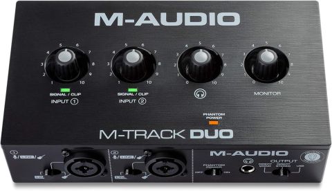M-AUDIO M-TRACK DUO DESKTOP 2X2 USB AUDIO INTERFACE
