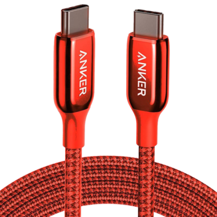 ANKER A8862H91 POWERLINE+ III USB-C TO USB-C CABLE (0.9M) - RED