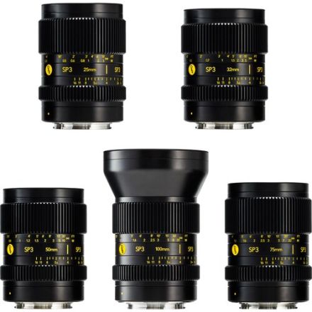 COOKE SP3 FULL-FRAME 5-LENS PRIME SET (25/32/50/75/100MM, SONY E)