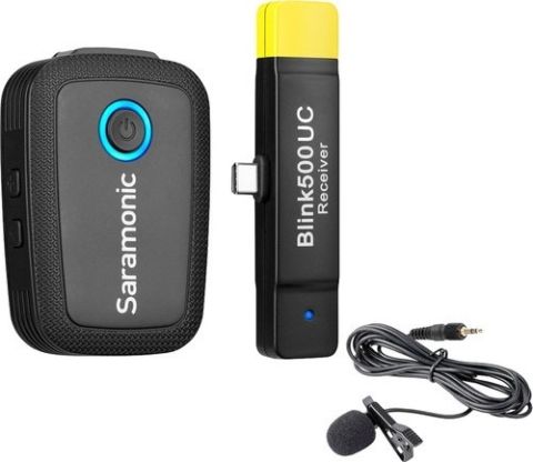 SARAMONIC BLINK 500 B5 DIGITAL WIRELESS OMNI LAVALIER MICROPHONE SYSTEM FOR USB TYPE-C DEVICES (2.4 GHZ)