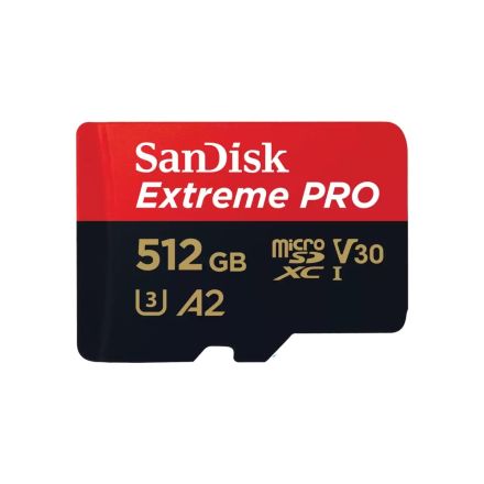 SANDISK EXTREME PRO MICRO SDXC 512GB UHS-1 MEMORY CARD 200/140MB/S