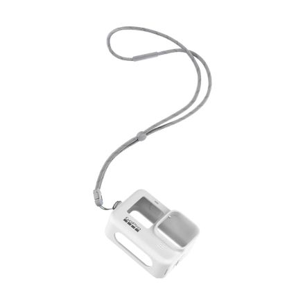 GOPRO SLEEVE + LANYARD FOR HERO 9/10/11 (WHITE)