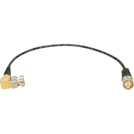 KLOTZ VU05L1DSW0-0100 1M UHD / 4K VIDEO PLUG D&H BNC SLIM /PRO ANGLED 90 DEGREES SLEEVE BLACK