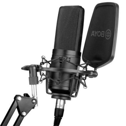 BOYA BY-M1000 LARGE DIAPHRAGM CONDENSER MICROPHONE