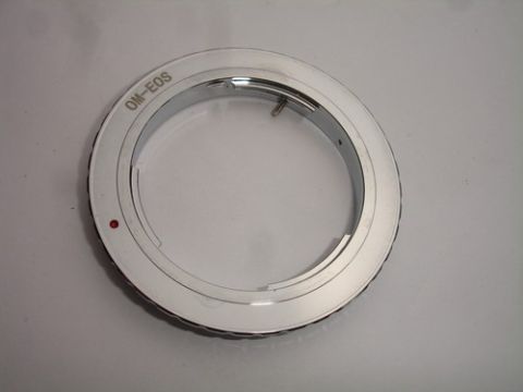 JJC LENS MOUNT ADAPTER OLYMPUS OM LENS TO CANON EOS CAMERA