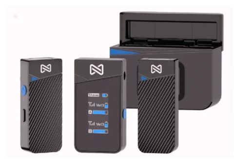 NEXILI VOCO W 2.4GHZ DUAL-CHANNEL WIRELESS MICROPHONE WITH ADVANCED NOISE CANCELLATION