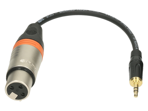 KLOTZ XLR-FP3.5 XLRF JACK 3.5 ST.ADAPTER 0.2M