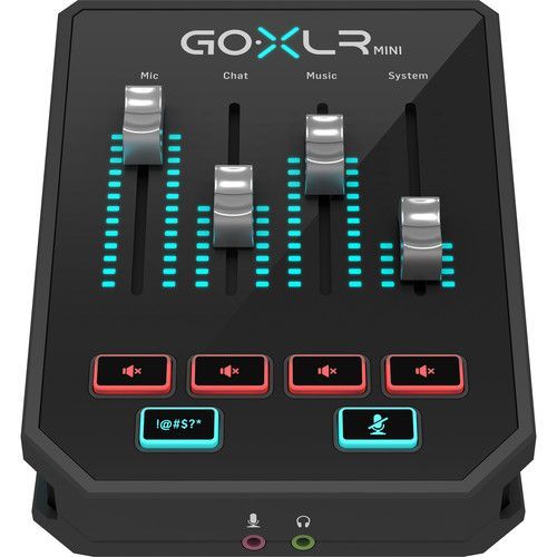 TC HELICON GOXLR MINI ONLINE BROADCAST MIXER WITH USB AUDIO INTERFACE