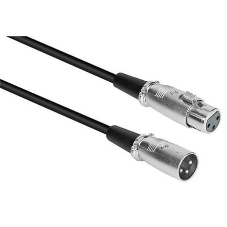 Buy fdealz XLR Male to XLR Female Cable - 300 CM / 3 Meter - 3 Pin XLR  Extension Audio Cable Male to Female Lead For Microphone Powered Speaker,  Sound Consoles, Pro