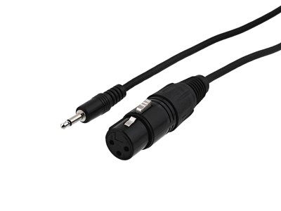 LOC XLR FEMALE TO 3.5 JACK CABLE (2 METERS)