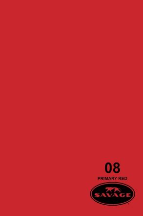 SAVAGE 08-12 WIDETONE SEAMLESS BACKGROUND PAPER PRIMARY RED (A1 2.72M X 11M)