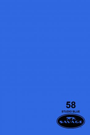 SAVAGE 58-12 WIDETONE SEAMLESS BACKGROUND PAPER STUDIO BLUE (A1 2.72M X 11M)
