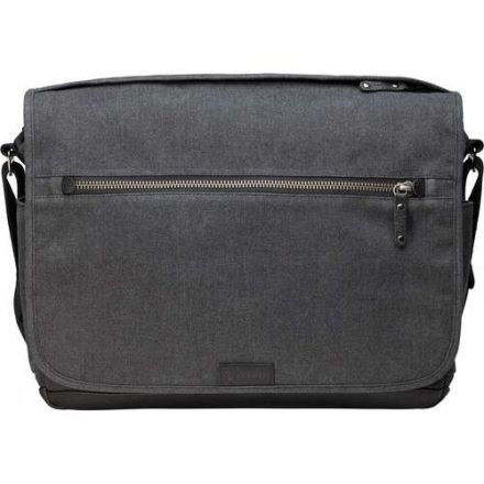 TENBA 637-404 COOPER 15 MESSENGER BAG WITH LEATHER ACCENTS (GRAY)