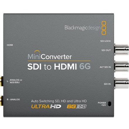 BLACKMAGIC DESIGN CONVMBSH4K6G SDI TO HDMI 6G MINI CONVERTER