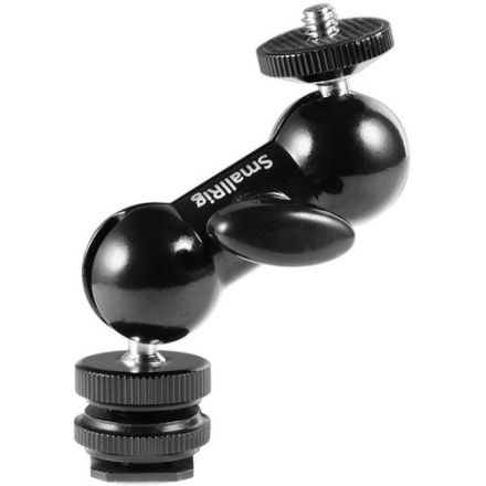 SMALLRIG 1135 MAGIC ARM WITH DOUBLE BALL HEADS ( COLD SHOE AND THUMB SCREW )