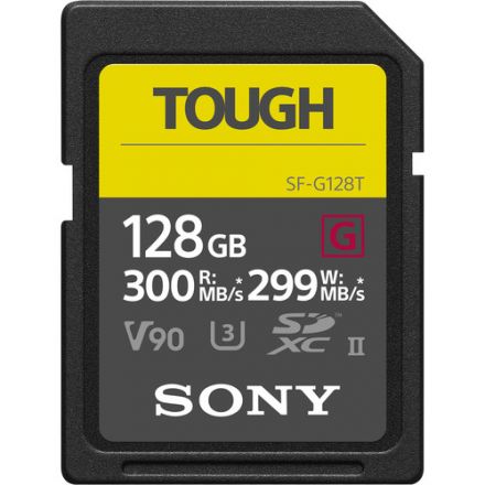 SONY SF-G128T/T1 128GB TOUGH SERIES UHS-II SDXC MEMORY CARD