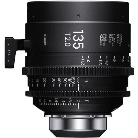 SIGMA 135MM T2 FF CINE HIGH-SPEED ART PRIME 2 LENS WITH /I TECHNOLOGY (PL MOUNT, METRIC)