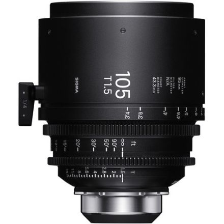 SIGMA 105MM T1.5 FF CINE HIGH-SPEED ART PRIME 2 LENS WITH /I TECHNOLOGY (PL MOUNT, METRIC)