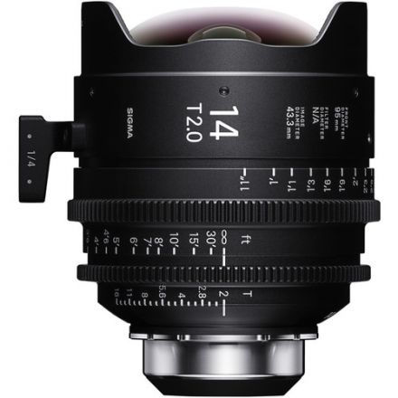 SIGMA 14MM T2 FF CINE HIGH-SPEED ART PRIME 2 LENS WITH /I TECHNOLOGY (PL MOUNT, METRIC)