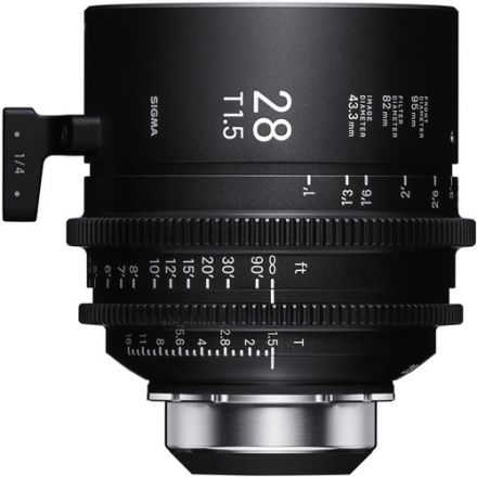 SIGMA 28MM T1.5 FF CINE HIGH-SPEED ART PRIME 2 LENS WITH /I TECHNOLOGY (PL MOUNT, METRIC)