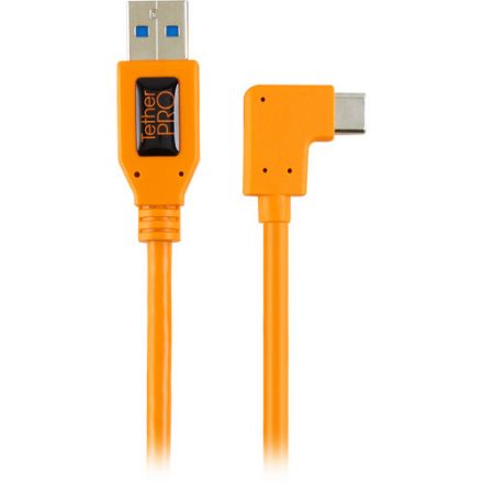 TETHER PRO RIGHT ANGLE USB-C TO USB-AM PIGTAIL