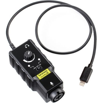 SARAMONIC SMARTRIG DI, SINGLE-CHANNEL MIC AND GUITAR INTERFACE WITH LIGHTNING CONNECTOR FOR IOS DEVICES