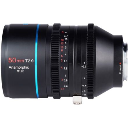 SIRUI FFEK6-E 50MM T2.9 1.6X FULL FRAME ANAMORPHIC LENS E MOUNT
