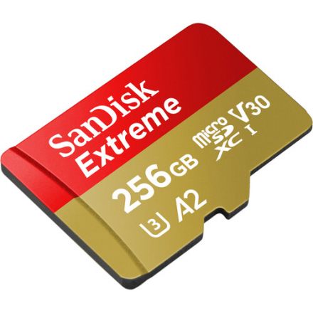 SANDISK EXTREME PRO 256GB MICROSDXC UHS-I CARD 140MB/S 4K