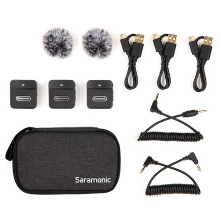 SARAMONIC BLINK 100 B2 ULTRACOMPACT 2.4GHZ DUAL CHANNEL WIRELESS MICROPHONE SYSTEM