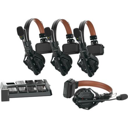 HOLLYLAND SOLIDCOM C1 PRO-4S 1100FT WIRELESS INTERCOM SYSTEM WITH 4 HEADSETS