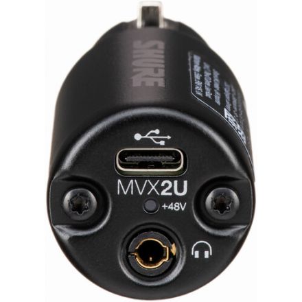 SHURE MVX2U DIGITAL AUDIO INTERFACE XLR TO USB ADAPTER FOR ANY XLR MICROPHONE