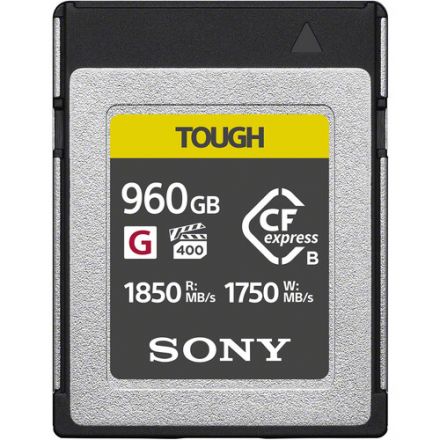 SONY CEB-G960T 960GB CFEXPRESS TYPE B TOUGH MEMORY CARD