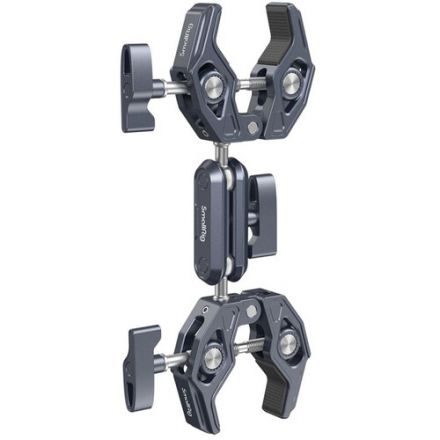 SMALLRIG 4103B SUPER CLAMP WITH DOUBLE CRAB SHAPED CLAMPS