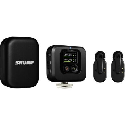 SHURE MV-TWO-KIT-Z6  TWO LAVS, CHARGE CASE, CAMERA RECEIVER 