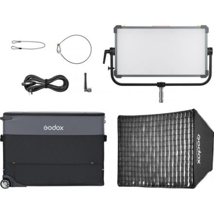 GODOX P600R K1 KNOWLED LED LIGHT PANEL WITH CASE AND SOFTBOX 