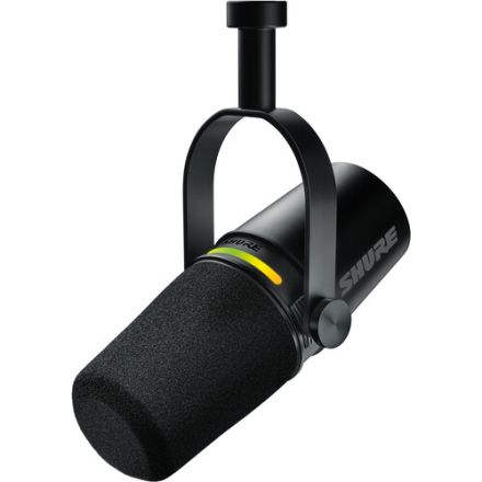 SHURE MV7+-K  XLR/USB-C SPEECH MICROPHONE DYNAMIC CARDOID (BLACK)