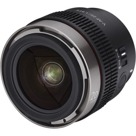 SAMYANG V-AF 20MM T1.9 FE SONY E-MOUNT VIDEO AUTO FOCUS LENS FOR FE MOUNT