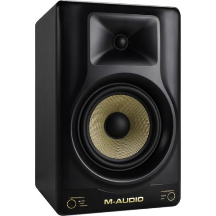 M-AUDIO FORTYSIXTYXEU FORTY SIXTY 6.5IN KEVTAR 100-WATT BI-AMPLIFIED REFERENCE MONITOR (SINGLE)