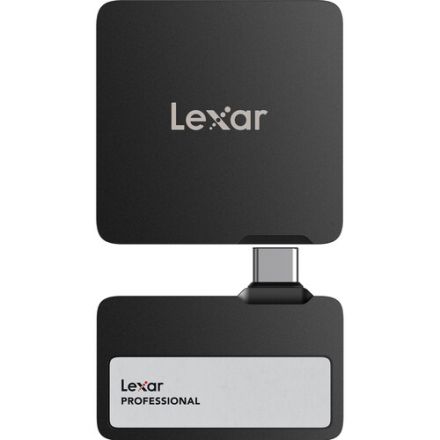 LEXAR LSL400S002T-RNBNG PROFESSIONAL 2TB GO USB 3.2 GEN 2 PORTABLE SSD WITH HUB(BLACK)