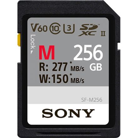 SONY SF-M256/T2 256GB UHS-II SDXC MEMORY CARD 277/150 MB/S
