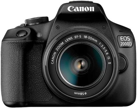 CANON CAMERA EOS 2000D WITH EF-S 18-55MM F/3.5-5.6 IS STM LENS