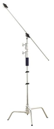 PHOTTIX PRO C-STAND (STAINLESS STEEL) (H/380CM/150")