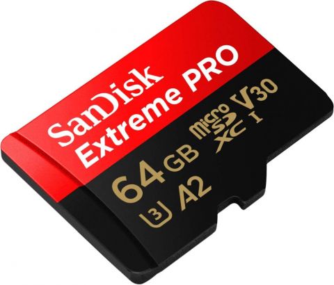 SANDISK EXTREME PRO MICRO SDXC 64GB MEMORY UHS-1 MEMORY CARD 200MB/S