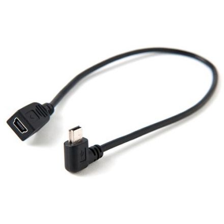 TETHER PRO USB 2.0 MINI B RIGHT ANGLE CABLE 1' BLK CU5462RT