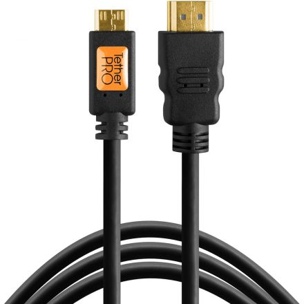 TETHERPRO TPHDCA3 MINI-HDMI (C) TO HDMI (A) CABLE - 3FT (1M) BLACK