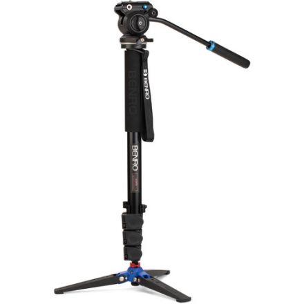 BENRO A38FDS2PRO CLASSIC VIDEO MONOPOD WITH S2 PRO FLAT BASE FLUID VIDEO HEAD