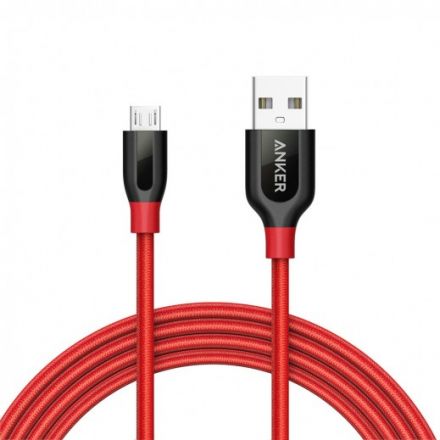 ANKER POWERLINE+ MICRO (1.8M/6FT)-RED ANK-A8143-RD