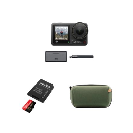 Osmo Action 4/ Sandisk Micro 128GB/Pgytech Pouch 