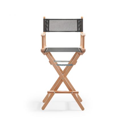 CONECARTS CNCH-ANP TALL DIRECTOR'S CHAIR (30.7", NATURAL FRAME, PLASTIC COATED)